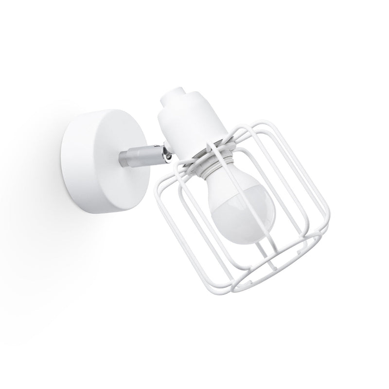 Led Wandleuchte Beluci 1 Weiß Metall Modern Design-Leuchtezauber