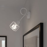 Led Wandleuchte Beluci 1 Weiß Metall Modern Design-Leuchtezauber