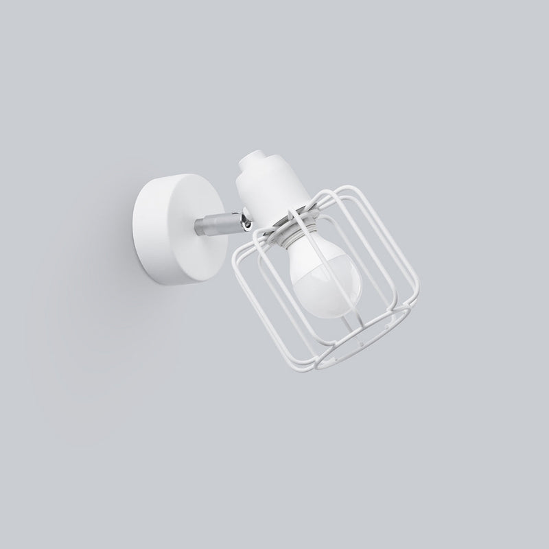 Led Wandleuchte Beluci 1 Weiß Metall Modern Design-Leuchtezauber