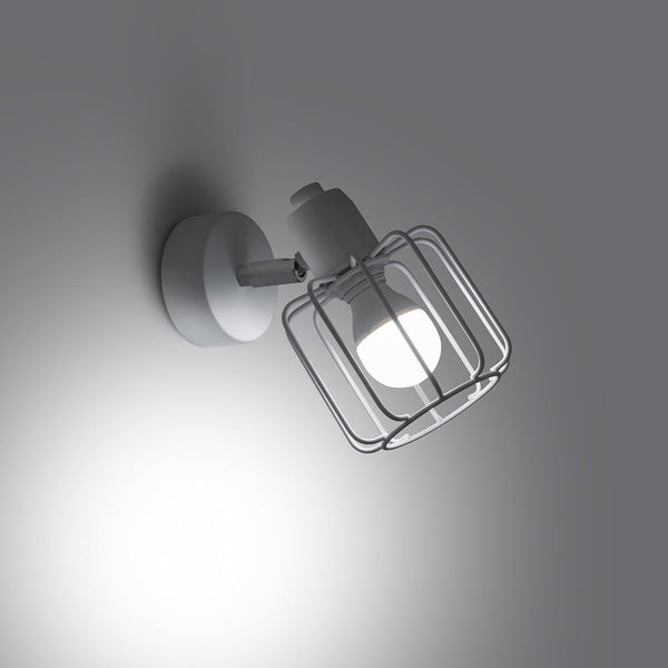 Led Wandleuchte Beluci 1 Weiß Metall Modern Design-Leuchtezauber