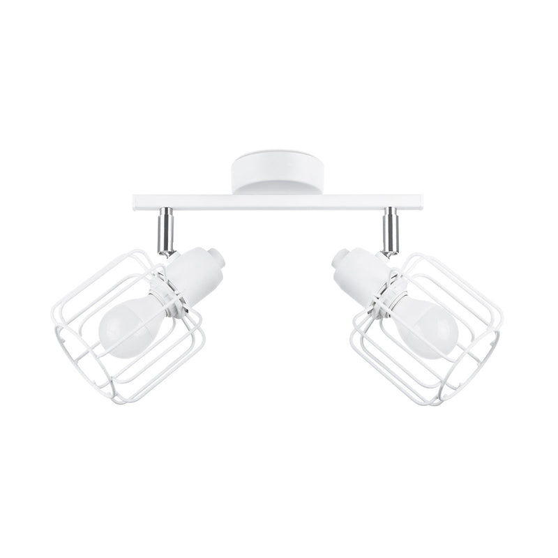 Deckenleuchte Beluci 2 Weiß Dezente 2-Flammige Deckenlampe Mit Hellem Finish-Leuchtezauber