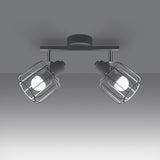 Deckenleuchte Beluci 2 Weiß Dezente 2-Flammige Deckenlampe Mit Hellem Finish-Leuchtezauber