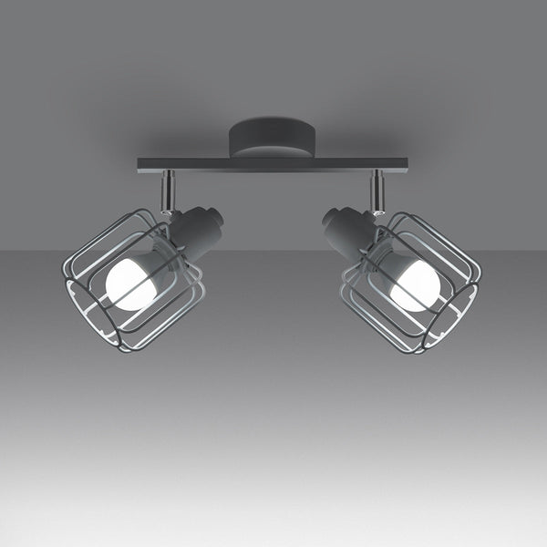 Deckenleuchte Beluci 2 Weiß Dezente 2-Flammige Deckenlampe Mit Hellem Finish-Leuchtezauber