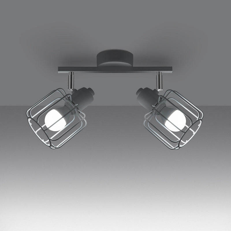 Deckenleuchte Beluci 2 Weiß Dezente 2-Flammige Deckenlampe Mit Hellem Finish-Leuchtezauber