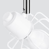 Deckenleuchte Beluci 2 Weiß Dezente 2-Flammige Deckenlampe Mit Hellem Finish-Leuchtezauber