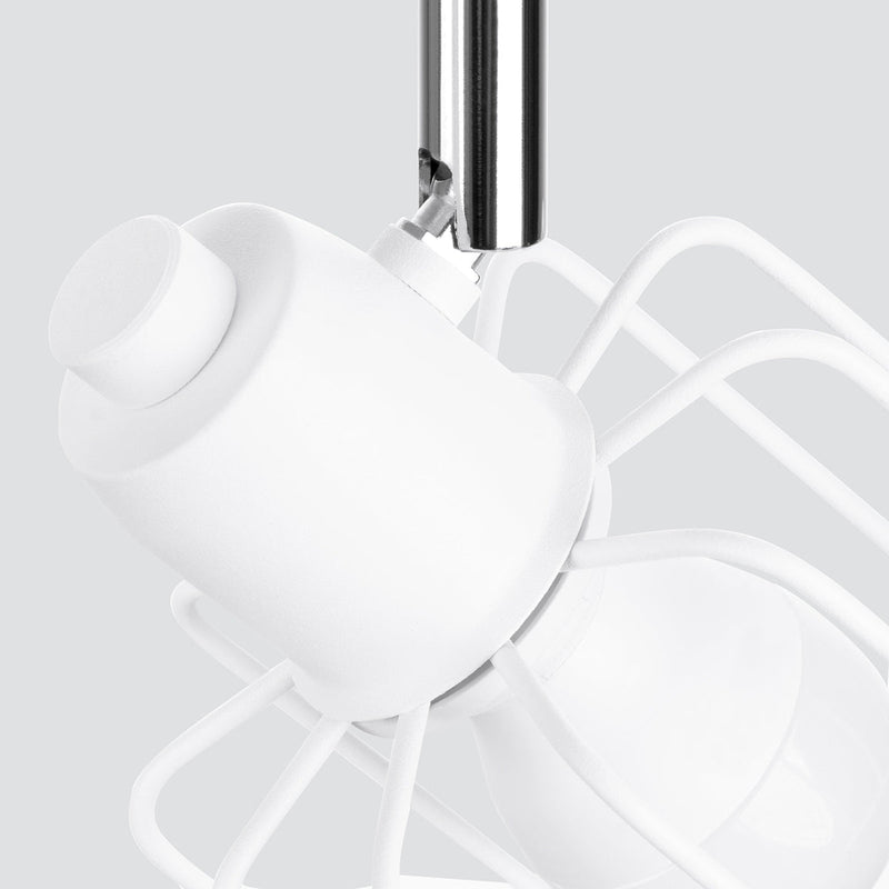 Deckenleuchte Beluci 2 Weiß Dezente 2-Flammige Deckenlampe Mit Hellem Finish-Leuchtezauber