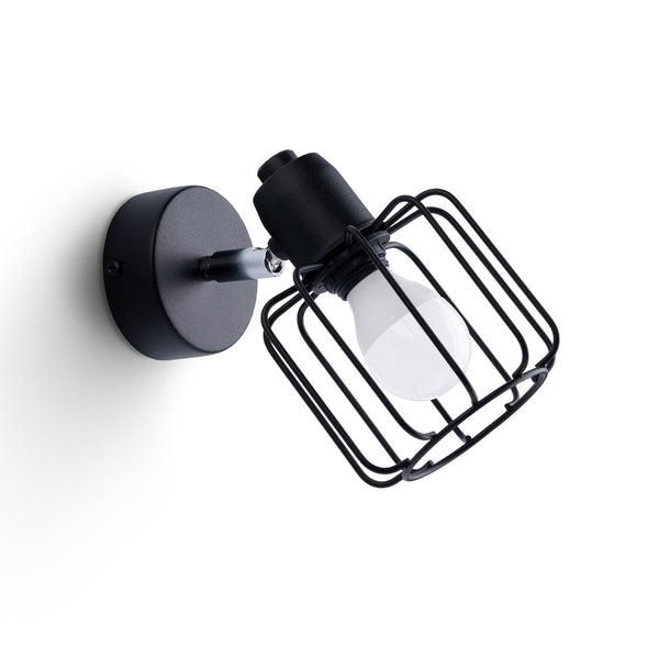 Wandleuchte Beluci 1 Schwarz Led Modernes Design-Leuchtezauber