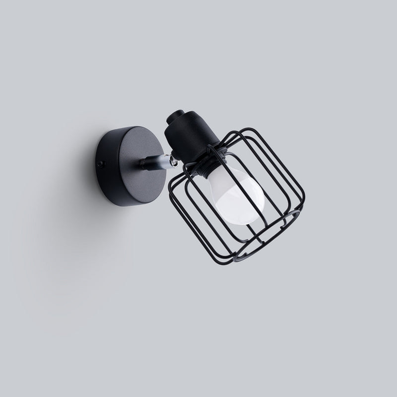 Wandleuchte Beluci 1 Schwarz Led Modernes Design-Leuchtezauber