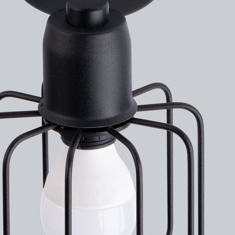 Wandleuchte Beluci 1 Schwarz Led Modernes Design-Leuchtezauber