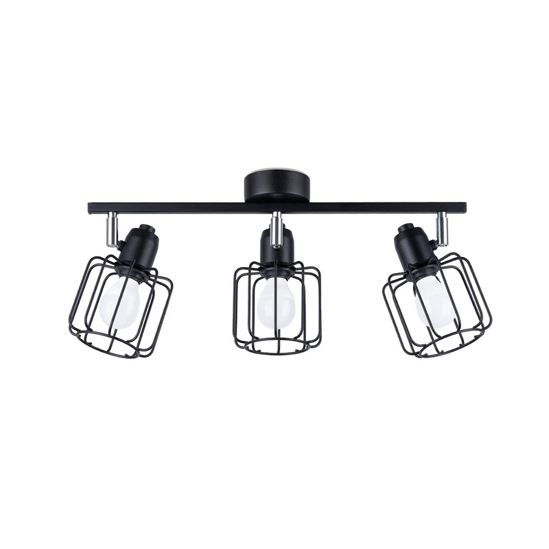 Deckenleuchte Beluci 3 Schwarz Elegante Deckenlampe Mit 3 Leuchtköpfen In Schwarz-Leuchtezauber