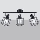 Deckenleuchte Beluci 3 Schwarz Elegante Deckenlampe Mit 3 Leuchtköpfen In Schwarz-Leuchtezauber