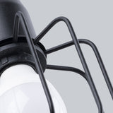 Led Wandleuchte Beluci 1S Schwarz Metall Design-Leuchtezauber