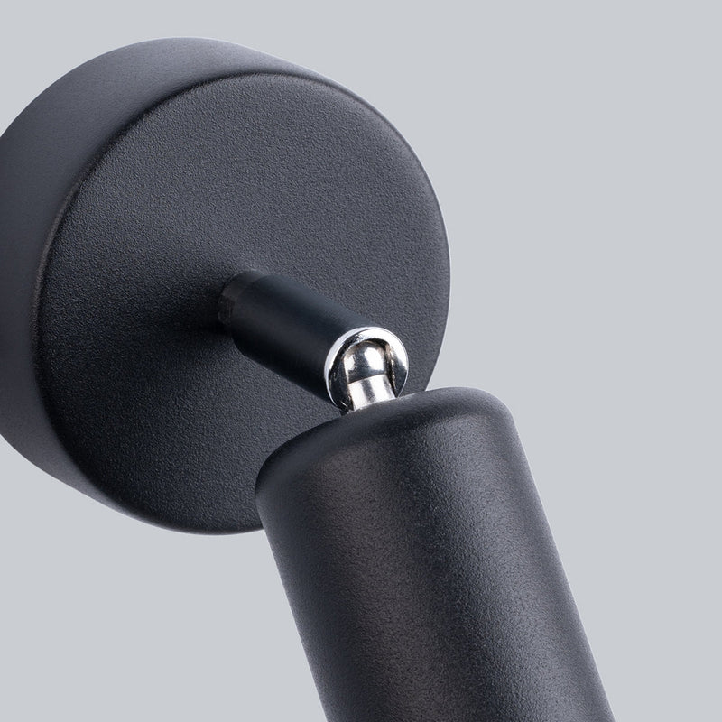 Wandleuchte Fornes 1 Schwarz Modern Led Metall Design-Leuchtezauber