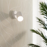 Moderne Led Wandleuchte Lemmi 1 Weiß Metall Design-Leuchtezauber
