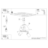 Deckenleuchte Lemmi 2 Weiß Kompakte 2-Flammige Deckenlampe In Mattem Weiß-Leuchtezauber