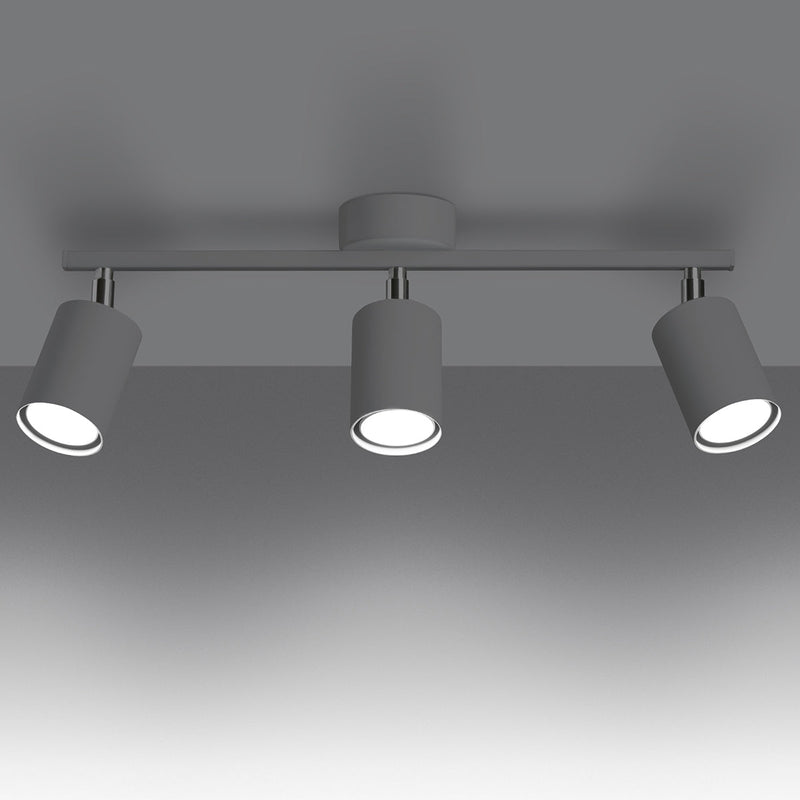 Deckenleuchte Lemmi 3 Weiß 3-Flammige Deckenleuchte In Weiß Mit Minimalistischer Form-Leuchtezauber