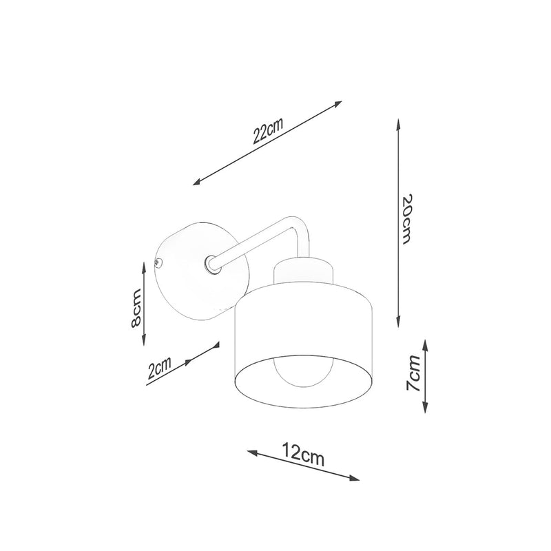 Wandleuchte Savar 1 Schwarz Up-&-Down-Wandlampe – Kompakt & Kontrastreich-Leuchtezauber