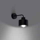 Wandleuchte Savar 1 Schwarz Up-&-Down-Wandlampe – Kompakt & Kontrastreich-Leuchtezauber