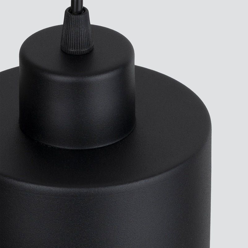 Hängeleuchte Savar 3-flammig Schwarz – Industrieller Look-Leuchtezauber