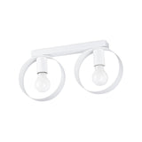 Deckenleuchte Titran 2 Weiß Stilvolle 2-Flammige Deckenleuchte In Mattem Weiß-Leuchtezauber