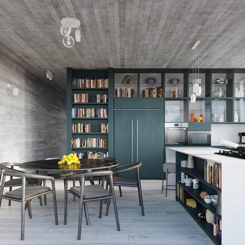 Deckenleuchte Titran 2 Weiß Stilvolle 2-Flammige Deckenleuchte In Mattem Weiß-Leuchtezauber