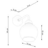 Led Wandleuchte Lagos 2 Schwarz Modernes Metall Design-Leuchtezauber