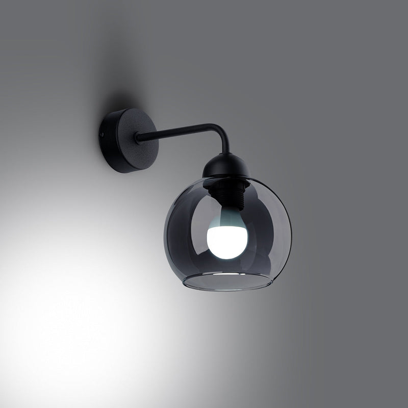 Led Wandleuchte Lagos 2 Schwarz Modernes Metall Design-Leuchtezauber