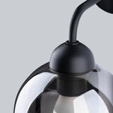 Led Wandleuchte Lagos 2 Schwarz Modernes Metall Design-Leuchtezauber