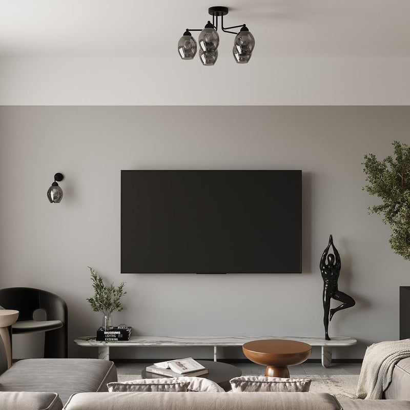 Wandleuchte Fillan 1 Schwarz Schlichte Schwarze Wandlampe – Modern & Funktional-Leuchtezauber