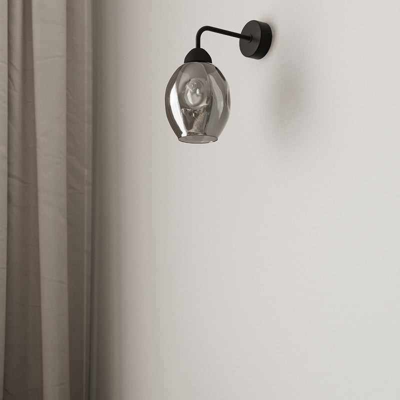 Wandleuchte Fillan 1 Schwarz Schlichte Schwarze Wandlampe – Modern & Funktional-Leuchtezauber