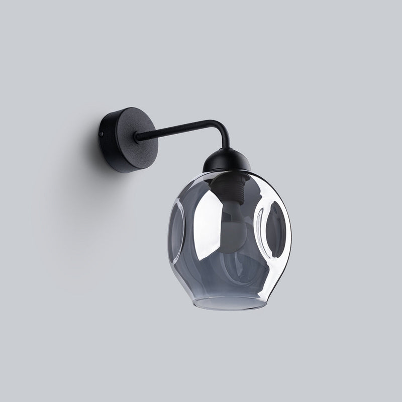 Wandleuchte Fillan 1 Schwarz Schlichte Schwarze Wandlampe – Modern & Funktional-Leuchtezauber