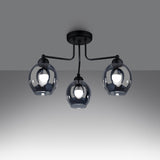 Kronleuchter Fillan 3-flammig Schwarz – Elegant & Kompakt-Leuchtezauber