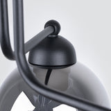 Kronleuchter Fillan 3-flammig Schwarz – Elegant & Kompakt-Leuchtezauber