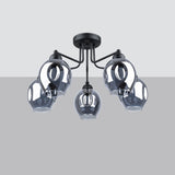 Kronleuchter Fillan 5-flammig Schwarz – Klassisch & Edel-Leuchtezauber