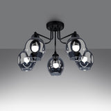 Kronleuchter Fillan 5-flammig Schwarz – Klassisch & Edel-Leuchtezauber