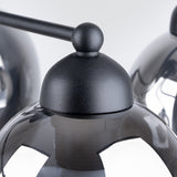 Kronleuchter Fillan 5-flammig Schwarz – Klassisch & Edel-Leuchtezauber