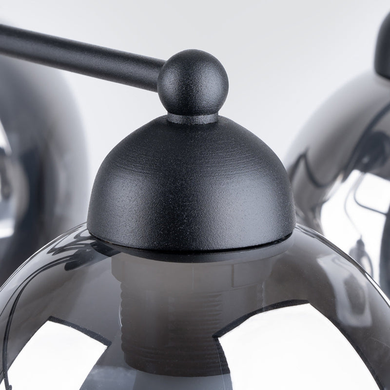 Kronleuchter Fillan 5-flammig Schwarz – Klassisch & Edel-Leuchtezauber