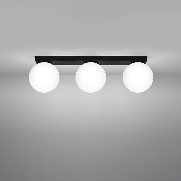 Deckenleuchte Yoli 3 Schwarz Moderne 3-Flammige Lampe Mit Industrial-Look-Leuchtezauber