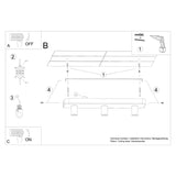 Deckenleuchte Tavo 3 Moderne 3-Flammige Spotleuchte Mit Verstellbaren Köpfen-Leuchtezauber