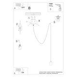 Pendelleuchte Neso 1-flammig Long – Schlank & Elegant-Leuchtezauber