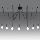 Kronleuchter Neso 7-flammig – Modern & Ausdrucksstark-Leuchtezauber