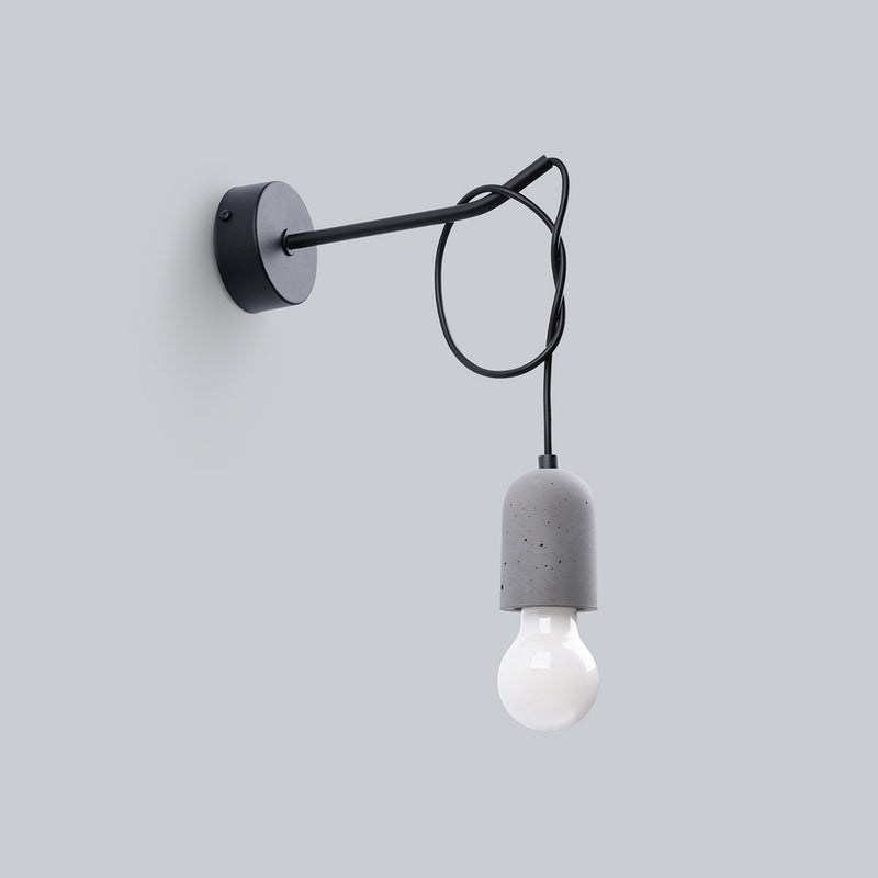 Wandleuchte Neso Minimalistische Schwarze Wandleuchte – Modern & Dezent-Leuchtezauber