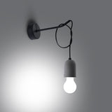 Wandleuchte Neso Minimalistische Schwarze Wandleuchte – Modern & Dezent-Leuchtezauber