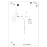 Wandleuchte Suba Schwarz Minimalistische Eleganz-Leuchtezauber