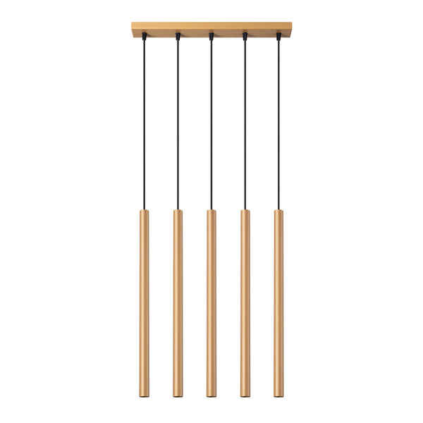 Pendelleuchte Pastelo 5-flammig L Golden – Glamourös & Elegant-Leuchtezauber