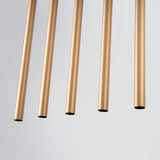 Pendelleuchte Pastelo 5-flammig L Golden – Glamourös & Elegant-Leuchtezauber