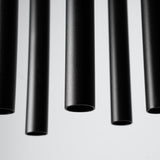 Pendelleuchte Pastelo 5-flammig P Schwarz – Industrial Look-Leuchtezauber