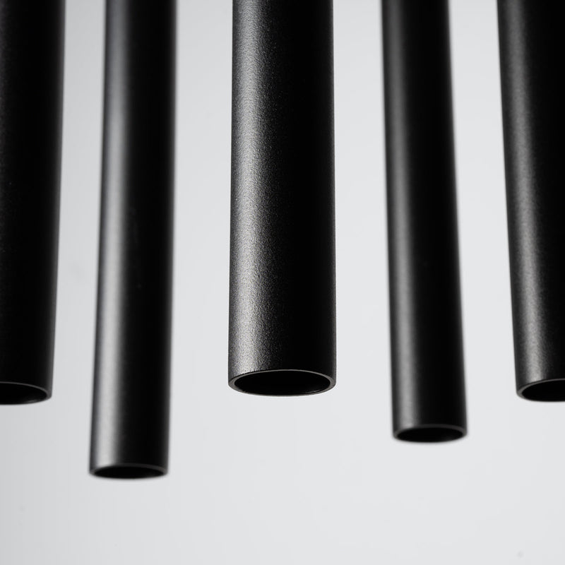 Pendelleuchte Pastelo 5-flammig P Schwarz – Industrial Look-Leuchtezauber