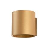 Wandleuchten Orbis 1 Golden Runde Wandleuchte In Gold – Stilvoll & Dekorativ-Leuchtezauber