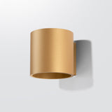 Wandleuchten Orbis 1 Golden Runde Wandleuchte In Gold – Stilvoll & Dekorativ-Leuchtezauber